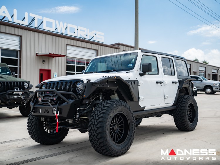 Jeep Wrangler JL Fender Flares - Fab Fours - Front - Gill Box For